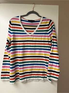 Tommy Hilfiger Striped Crewneck Sweater in Size Medium